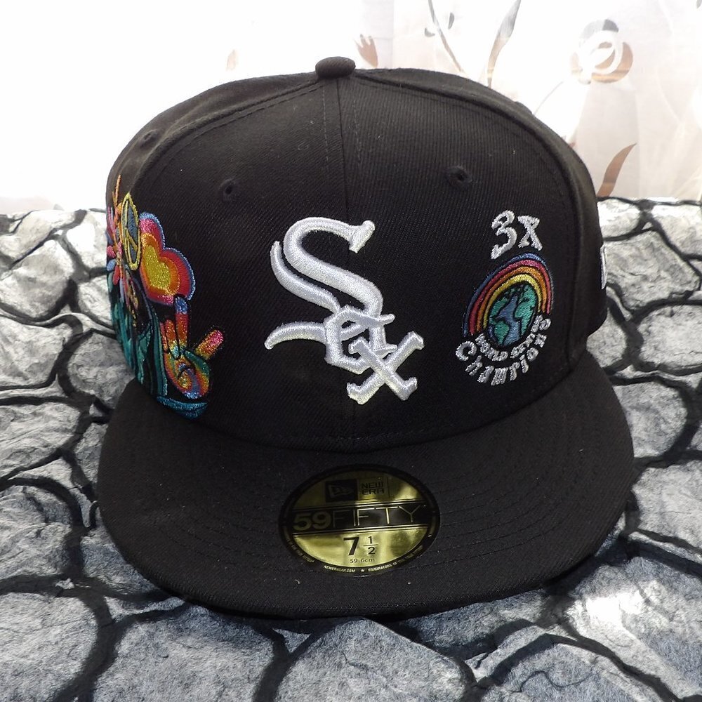 Unique chicago White Sox hat (ball cap, fitted)